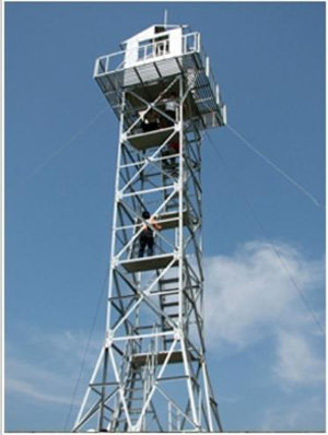 衡水东盛铁塔瞭望塔工程案例图片